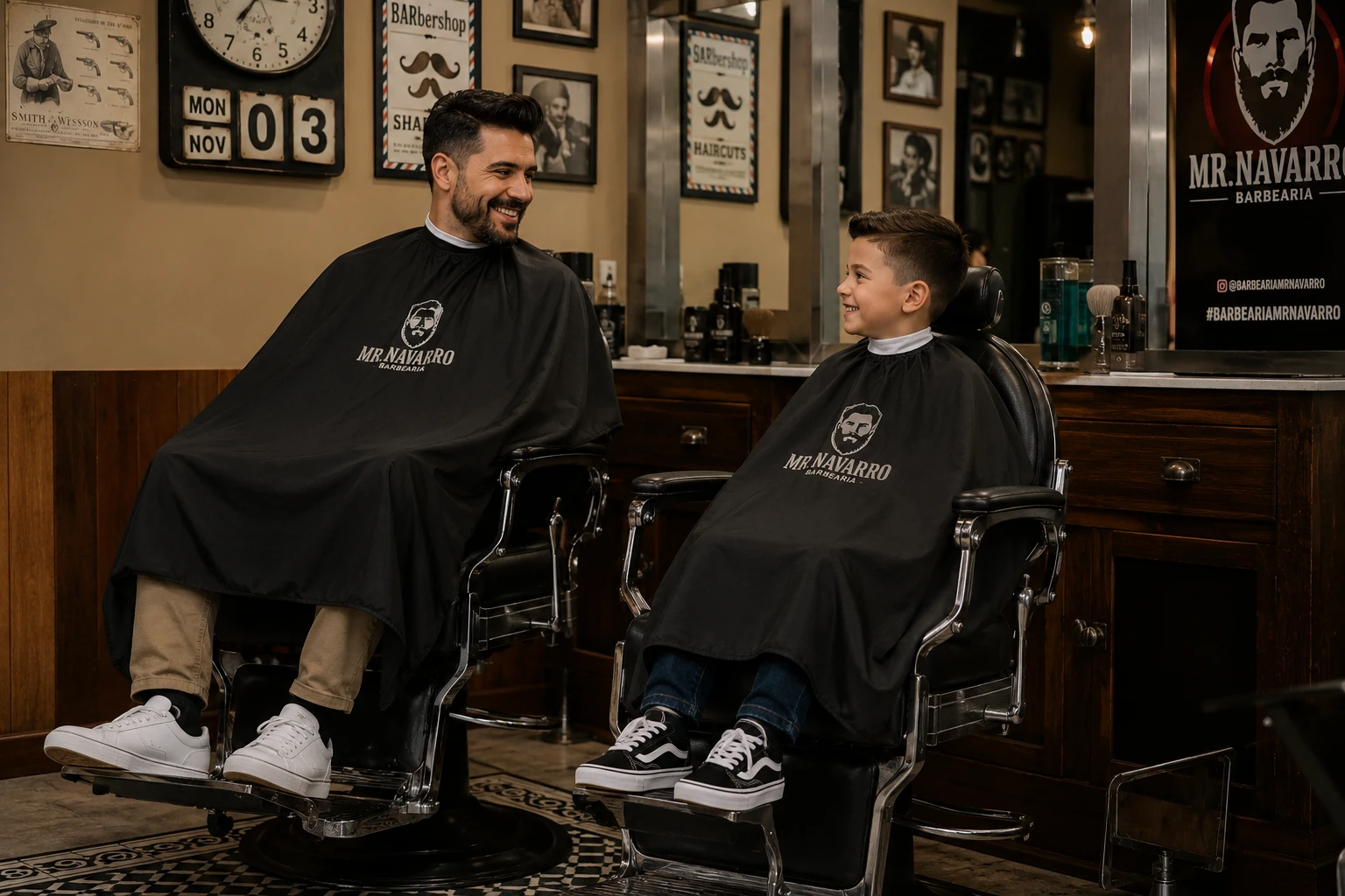 Barbearia para Pais e Filhos: Como Transformar o Cuidado com a Aparência em um Momento Especial em Família